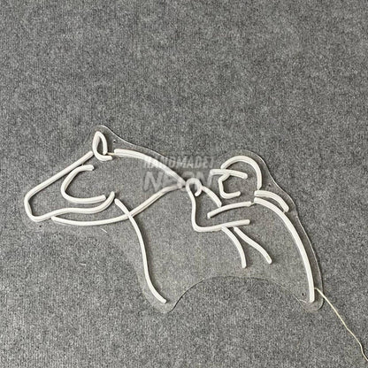 Jumping Horse Led Neon Sign Show Jumping Neon Wall Decor | Shineneon