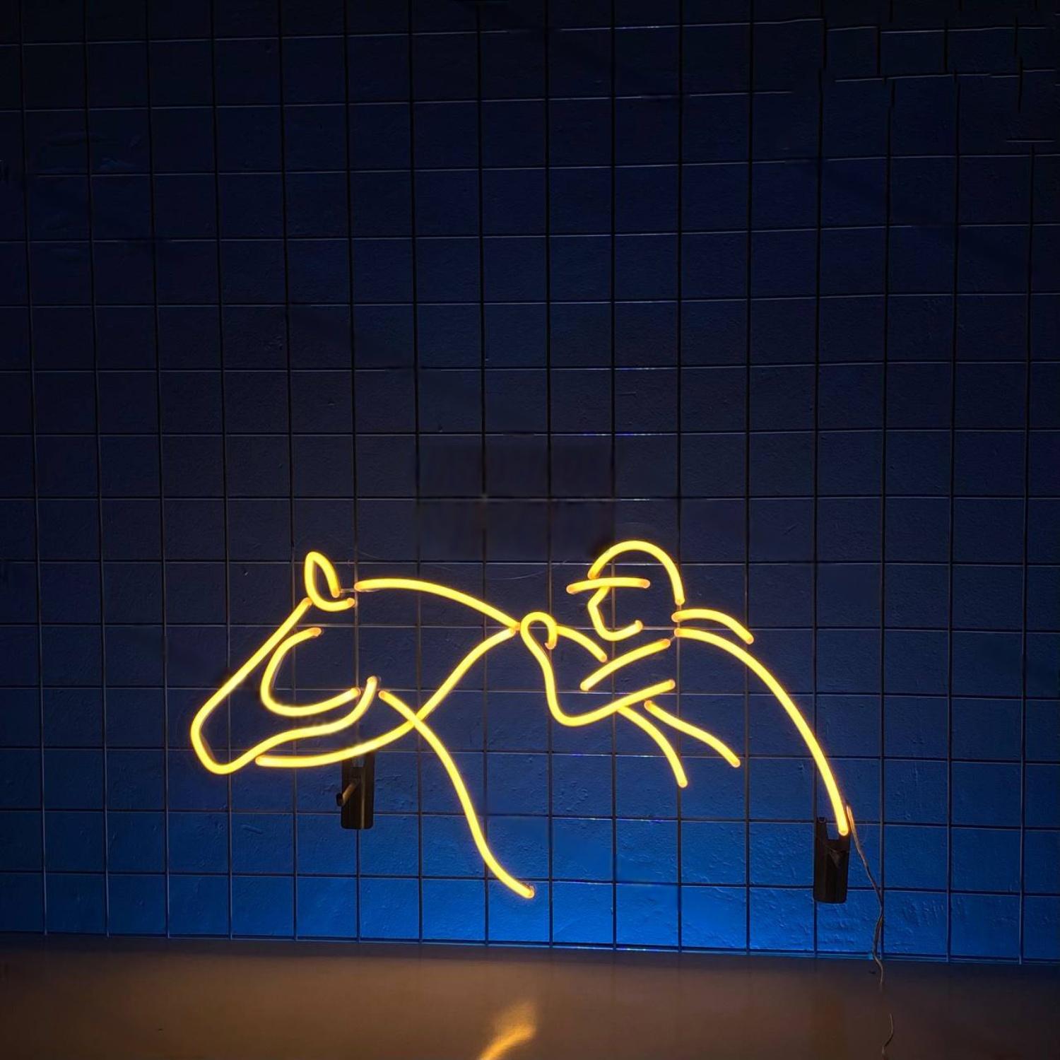 Jumping Horse Led Neon Sign Wall Art | Shineneon