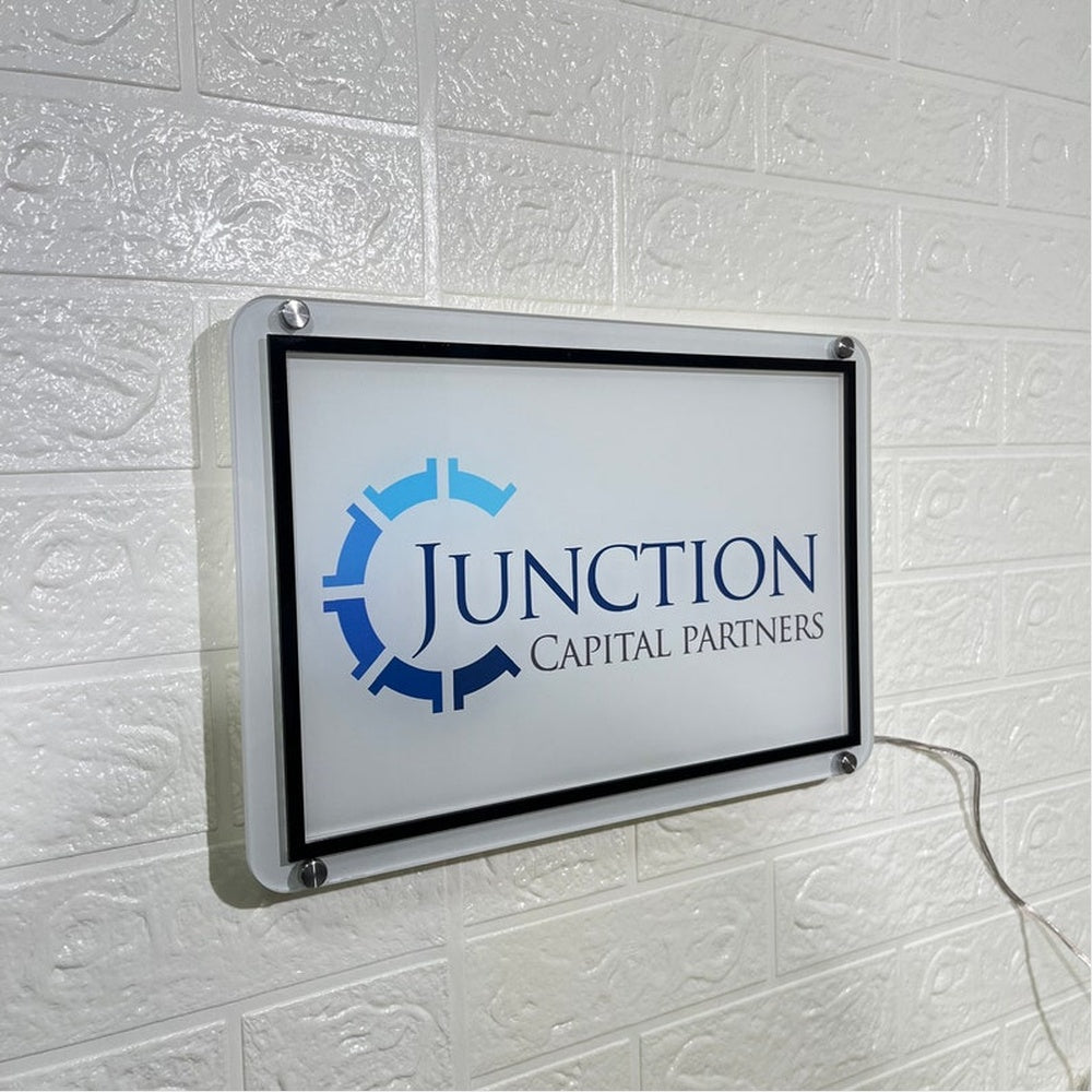 Junction Capital Partners Acrylic Business Logo Sign - Shineneon