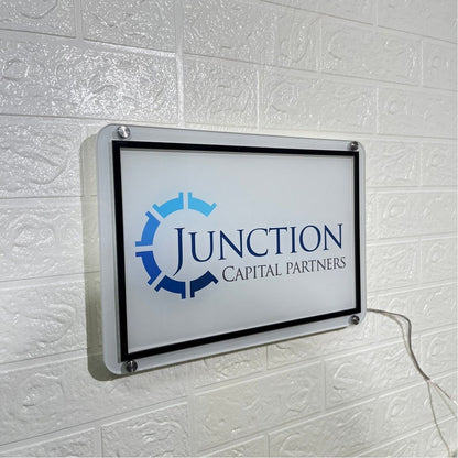 Junction Capital Partners Acrylic Business Logo Sign - Shineneon