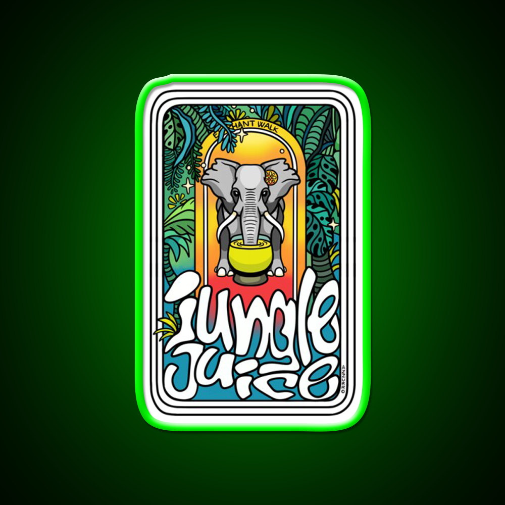 Jungle Juice Cocktail Bar Decor Led Neon Sign Rgb Color - LED neon sign view 8