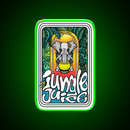 Jungle Juice Cocktail Bar Decor Led Neon Sign Rgb Color - LED neon sign view 8