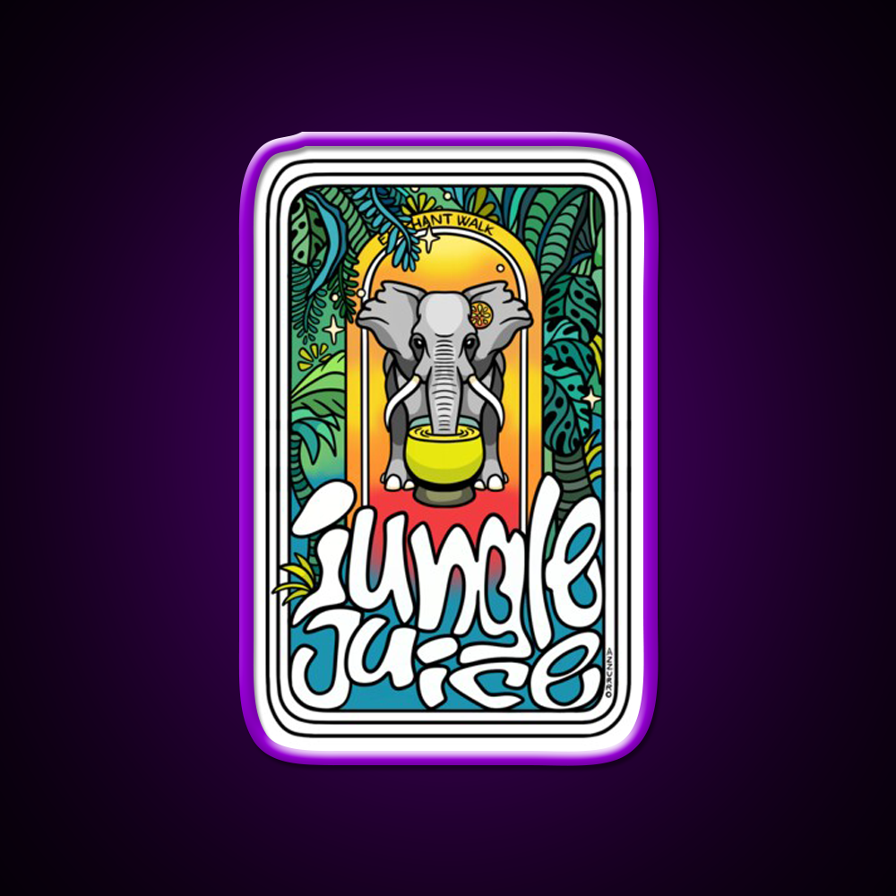 Jungle Juice Cocktail Bar Decor Led Neon Sign Rgb Color - LED neon sign view 9