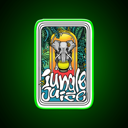 Jungle Juice Cocktail Bar Decor Led Neon Sign Rgb Color - Shineneon