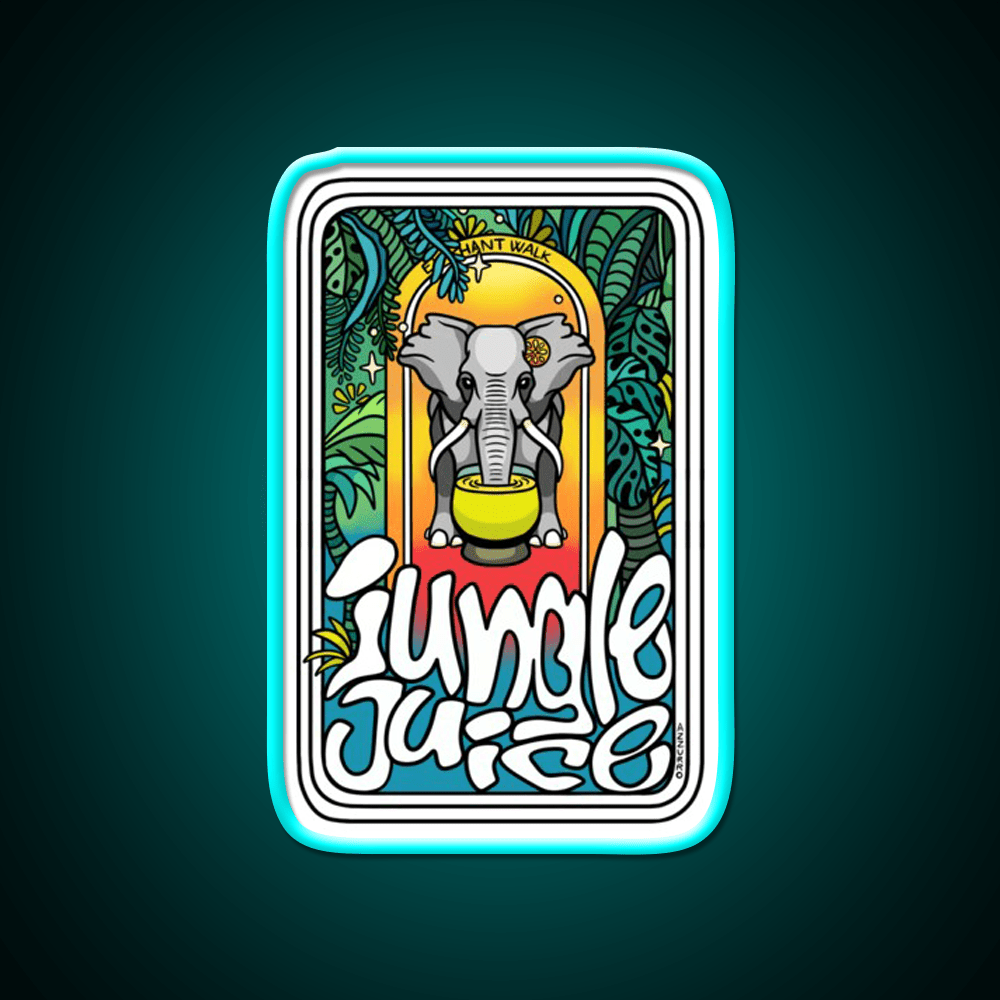 Jungle Juice Cocktail Bar Decor Led Neon Sign Rgb Color - Shineneon