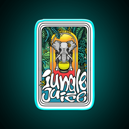 Jungle Juice Cocktail Bar Decor Led Neon Sign Rgb Color - Shineneon