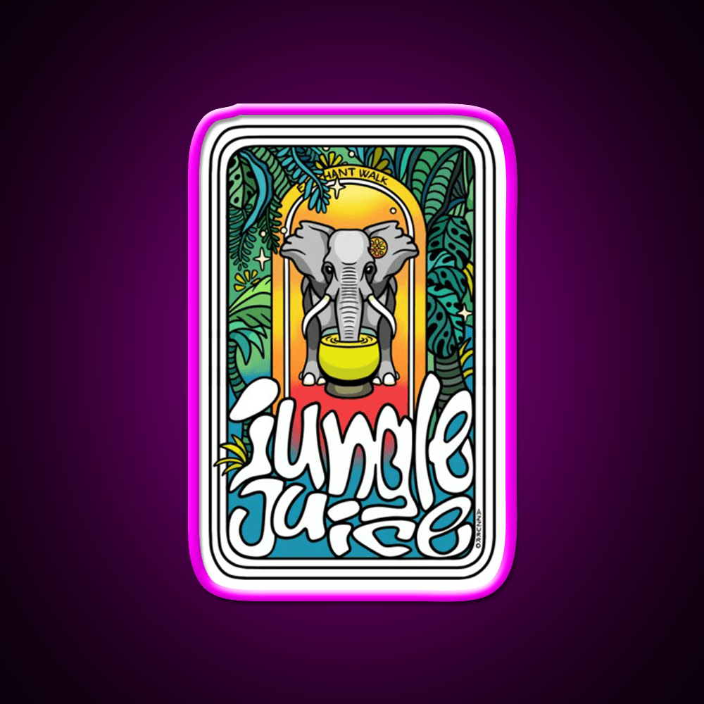 Jungle Juice Cocktail Bar Decor Led Neon Sign Rgb Color - Shineneon