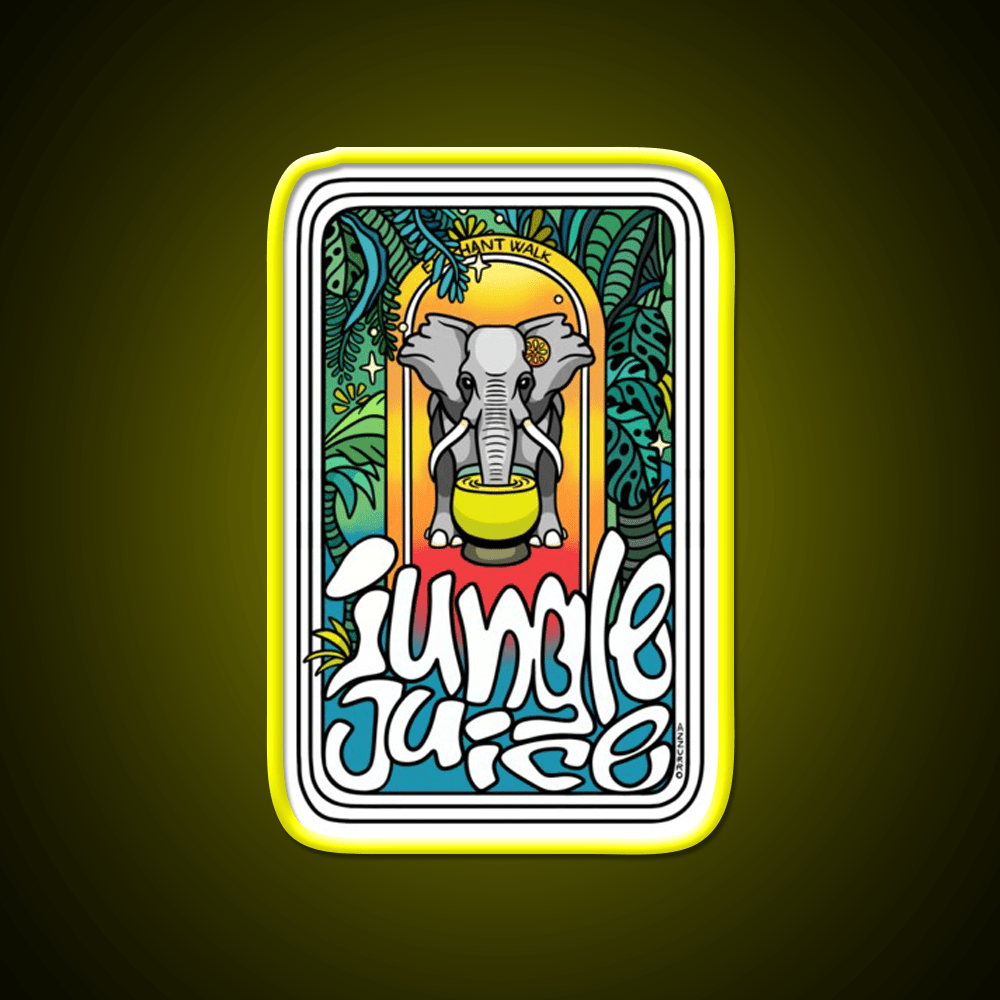 Jungle Juice Cocktail Bar Decor Led Neon Sign Rgb Color - Shineneon