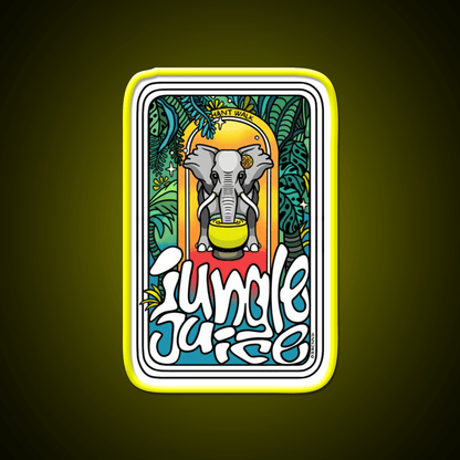 Jungle Juice Cocktail Bar Decor Led Neon Sign Rgb Color - Shineneon