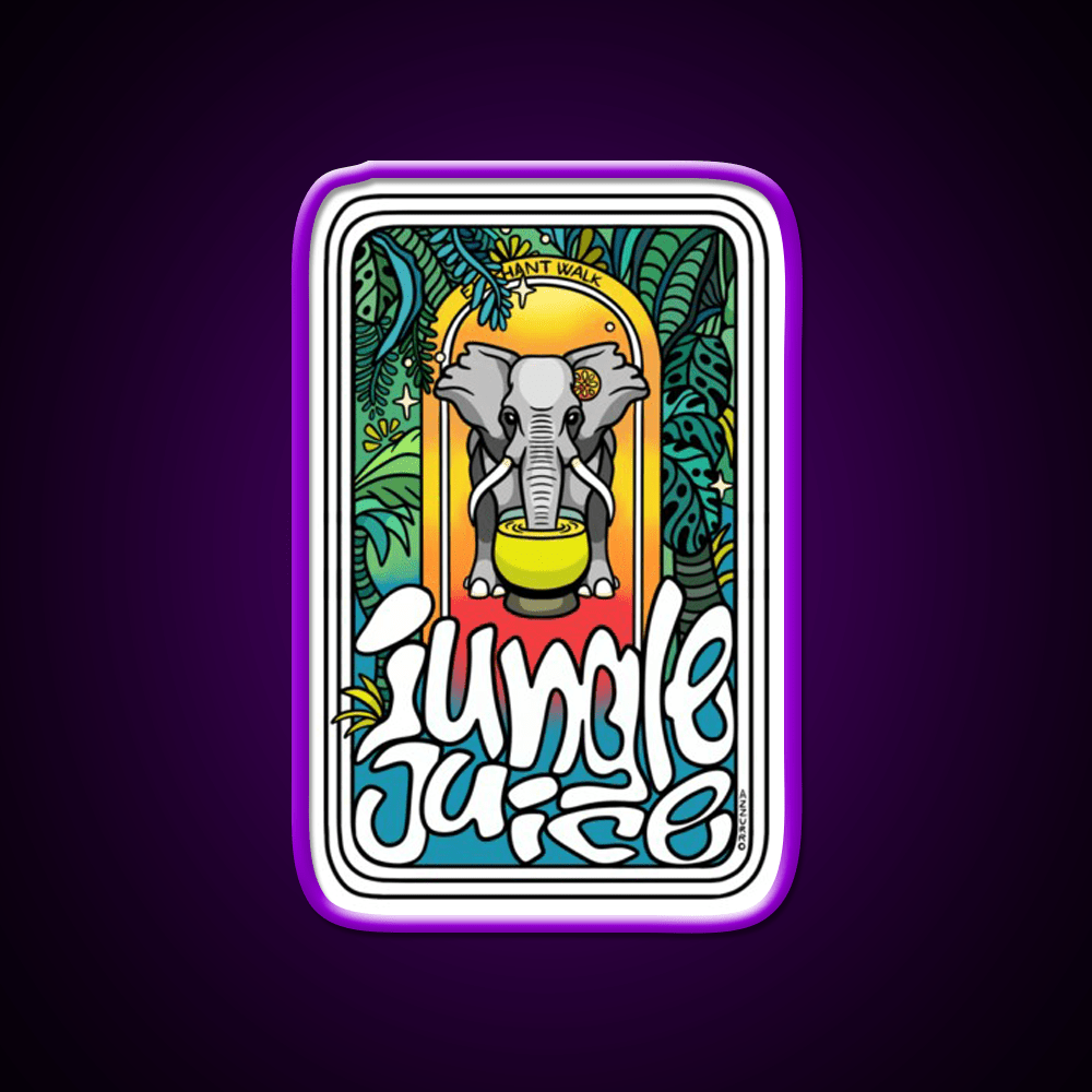 Jungle Juice Cocktail Bar Decor Led Neon Sign Rgb Color - Shineneon
