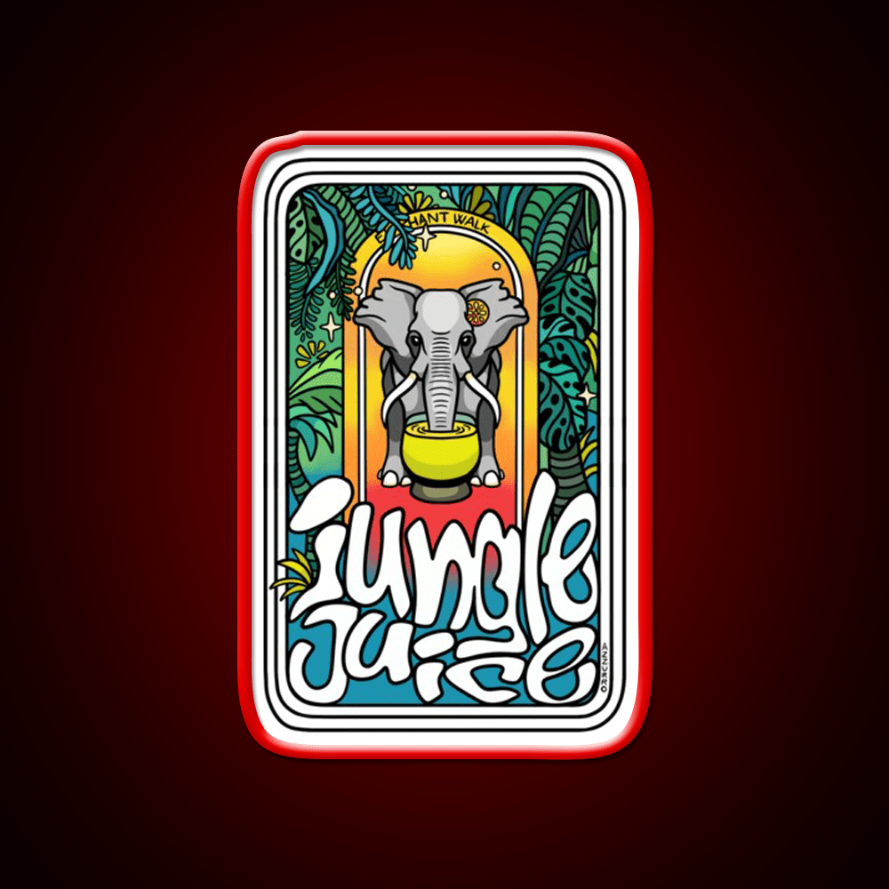 Jungle Juice Cocktail Bar Decor Led Neon Sign Rgb Color - Shineneon