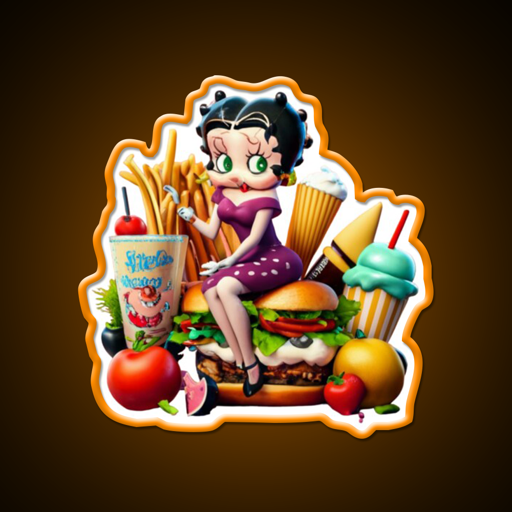 Junk Food Snack Food Led Neon Sign Rgb Color - Shineneon