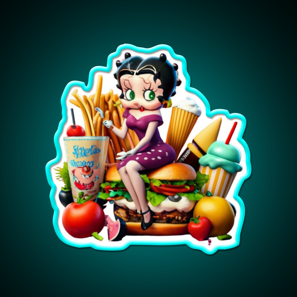 Junk Food Snack Food Led Neon Sign Rgb Color - Shineneon