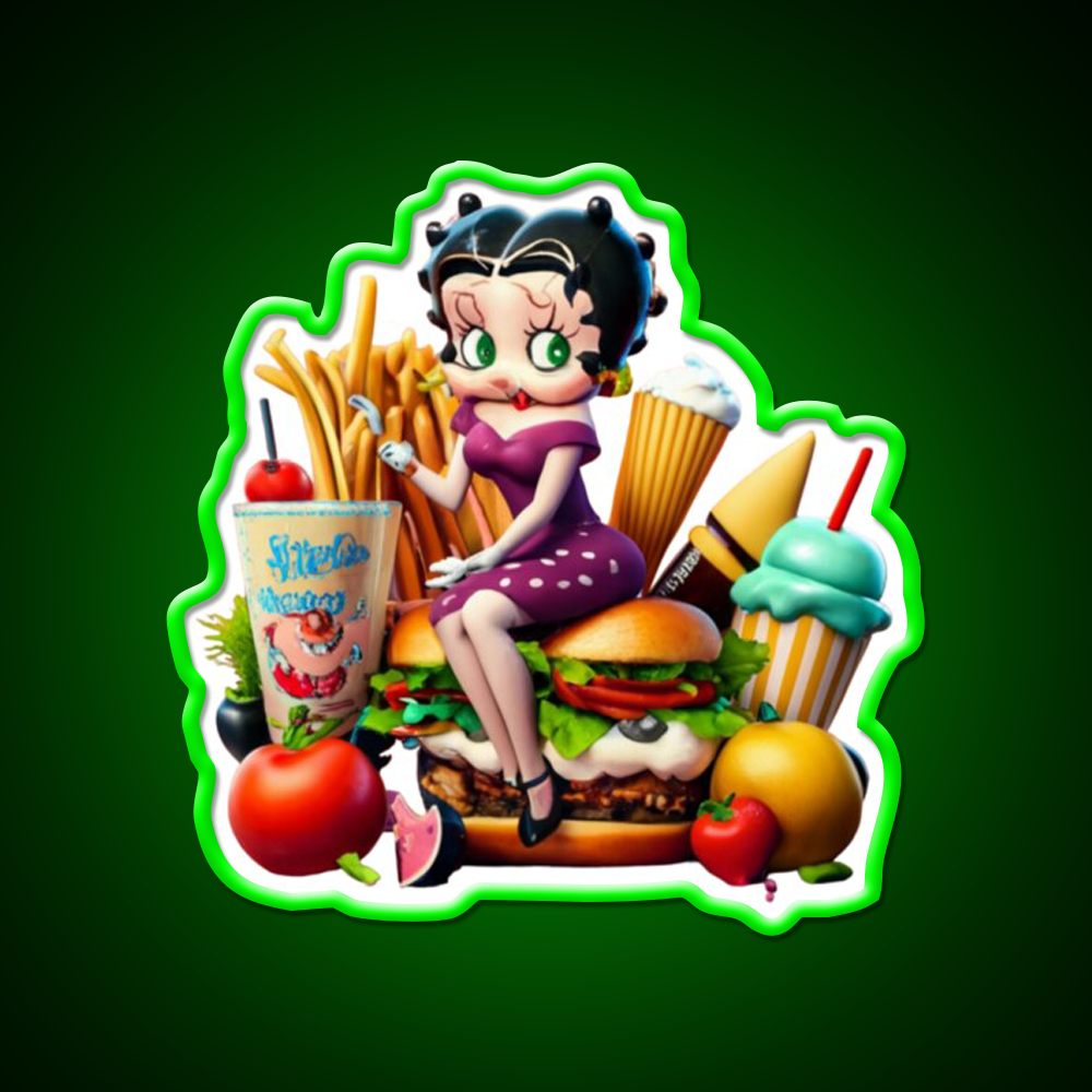 Junk Food Snack Food Led Neon Sign Rgb Color - Shineneon
