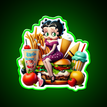 Junk Food Snack Food Led Neon Sign Rgb Color - Shineneon