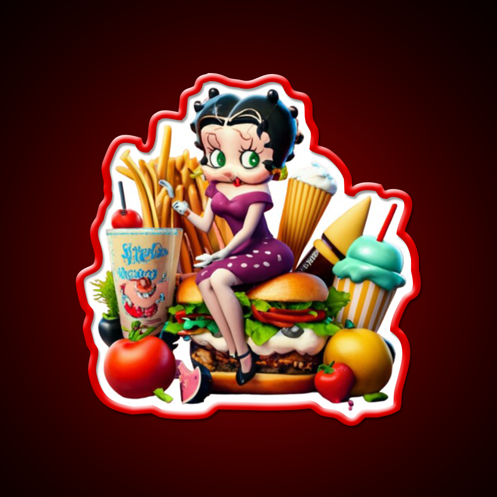Junk Food Snack Food Led Neon Sign Rgb Color - Shineneon
