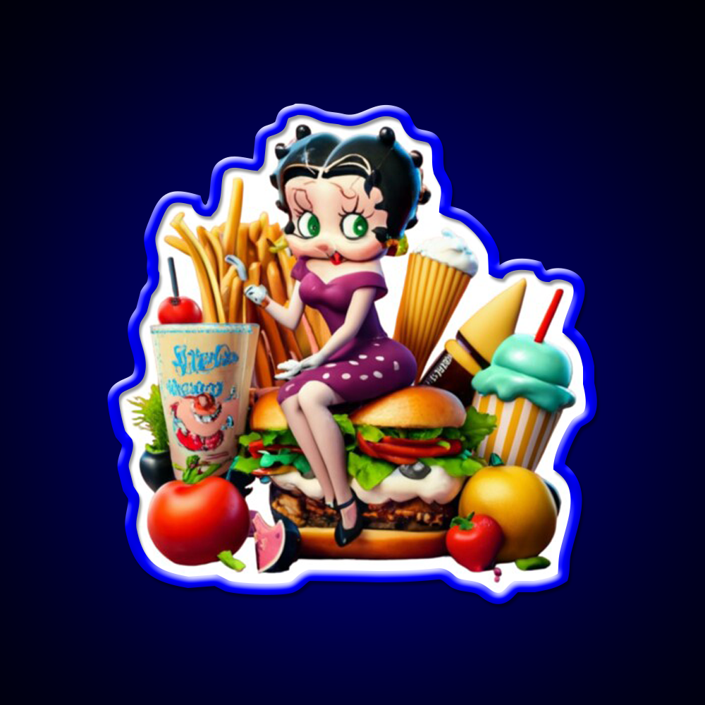 Junk Food Snack Food Led Neon Sign Rgb Color - Shineneon