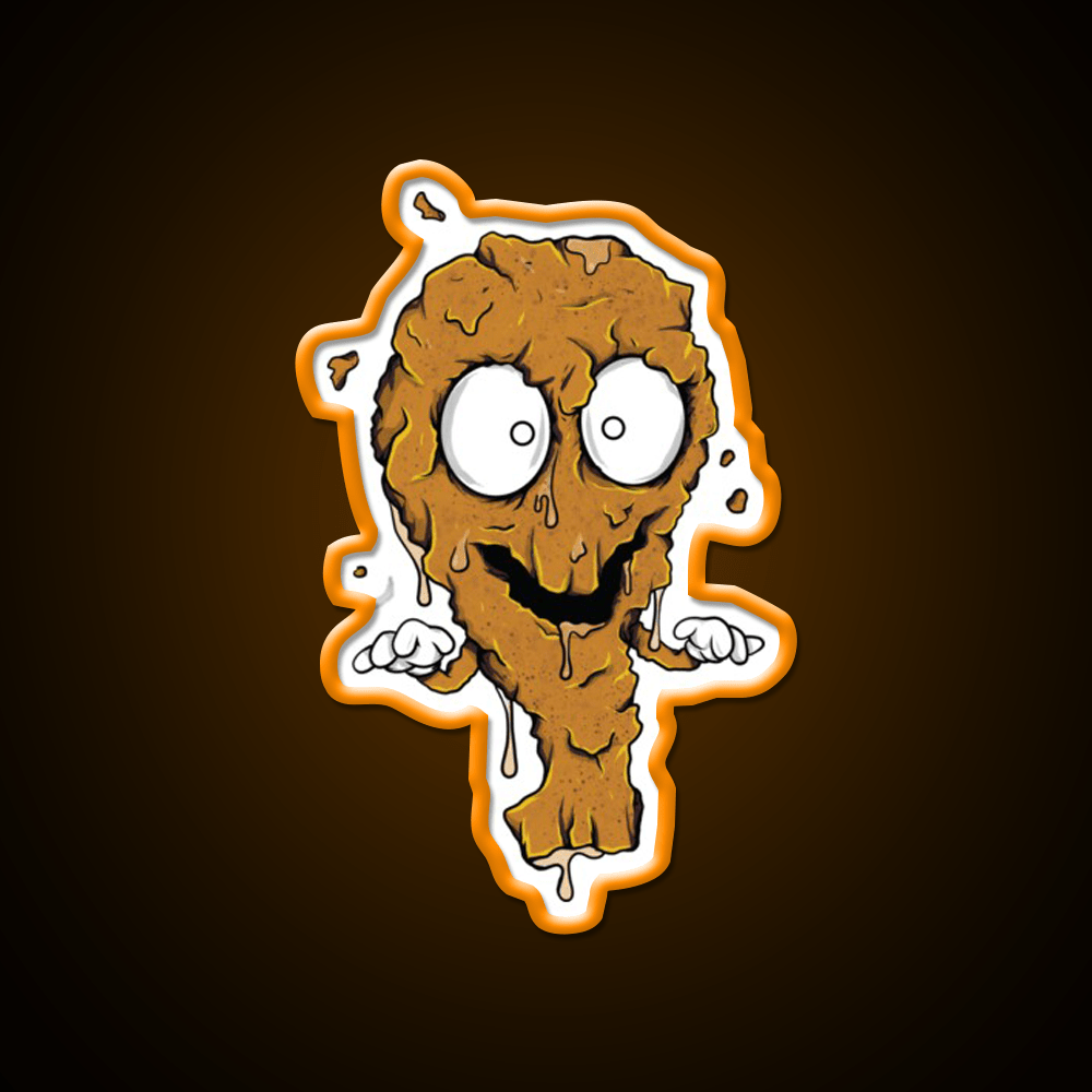 Junkfood Zombie Fried Chicken Fast Food Led Neon Sign For Burger Place Rgb Color - Shineneon