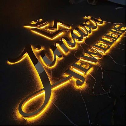 Juno Jewels 3D Backlit Channel Letters Led Light Sign - Shineneon