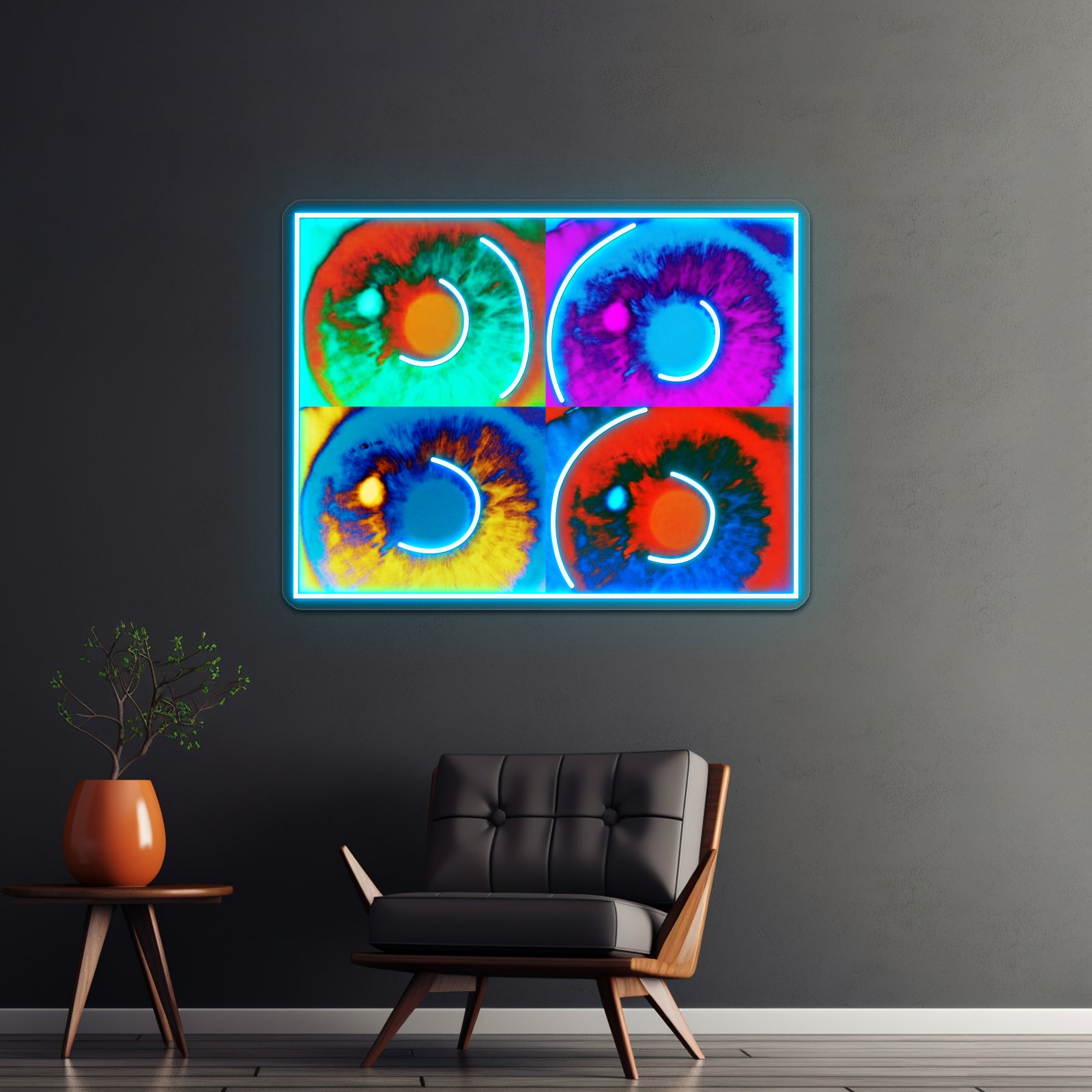 Just A Girl Who Loves Keith Art Urban Artwork Neon Signs For Sale