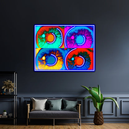 Just A Girl Who Loves Keith Art Urban Artwork Neon Signs For Sale