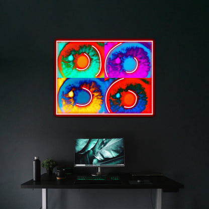 Just A Girl Who Loves Keith Art Urban Artwork Neon Signs For Sale