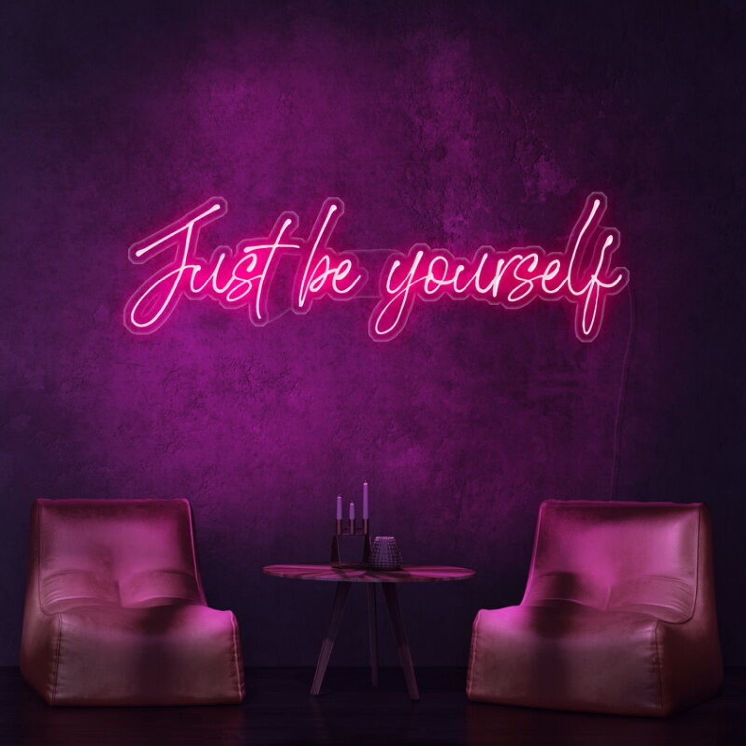 Just Be Yourself Neon Sign For Inspirational And Motivational Spaces | Shineneon