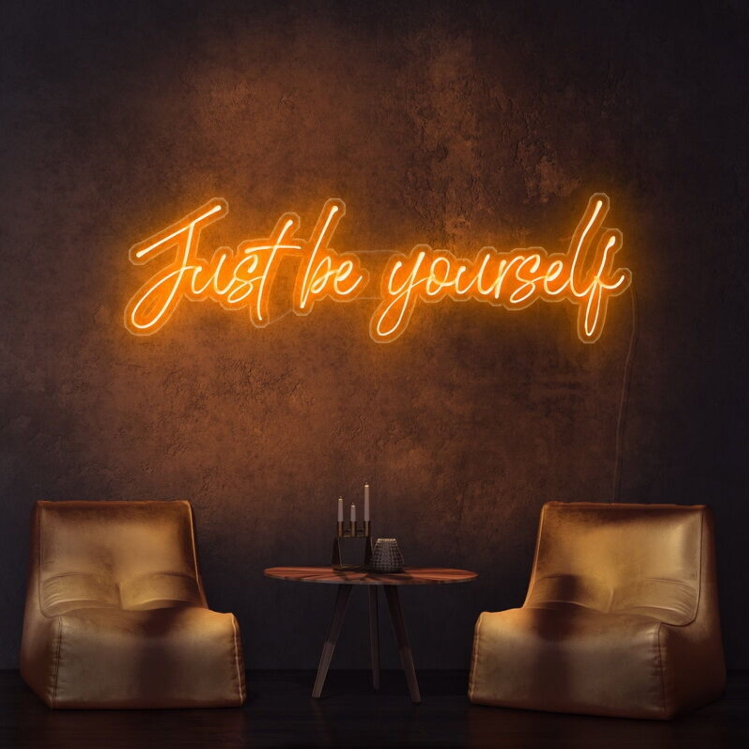Just Be Yourself Neon Sign For Inspirational And Motivational Spaces | Shineneon