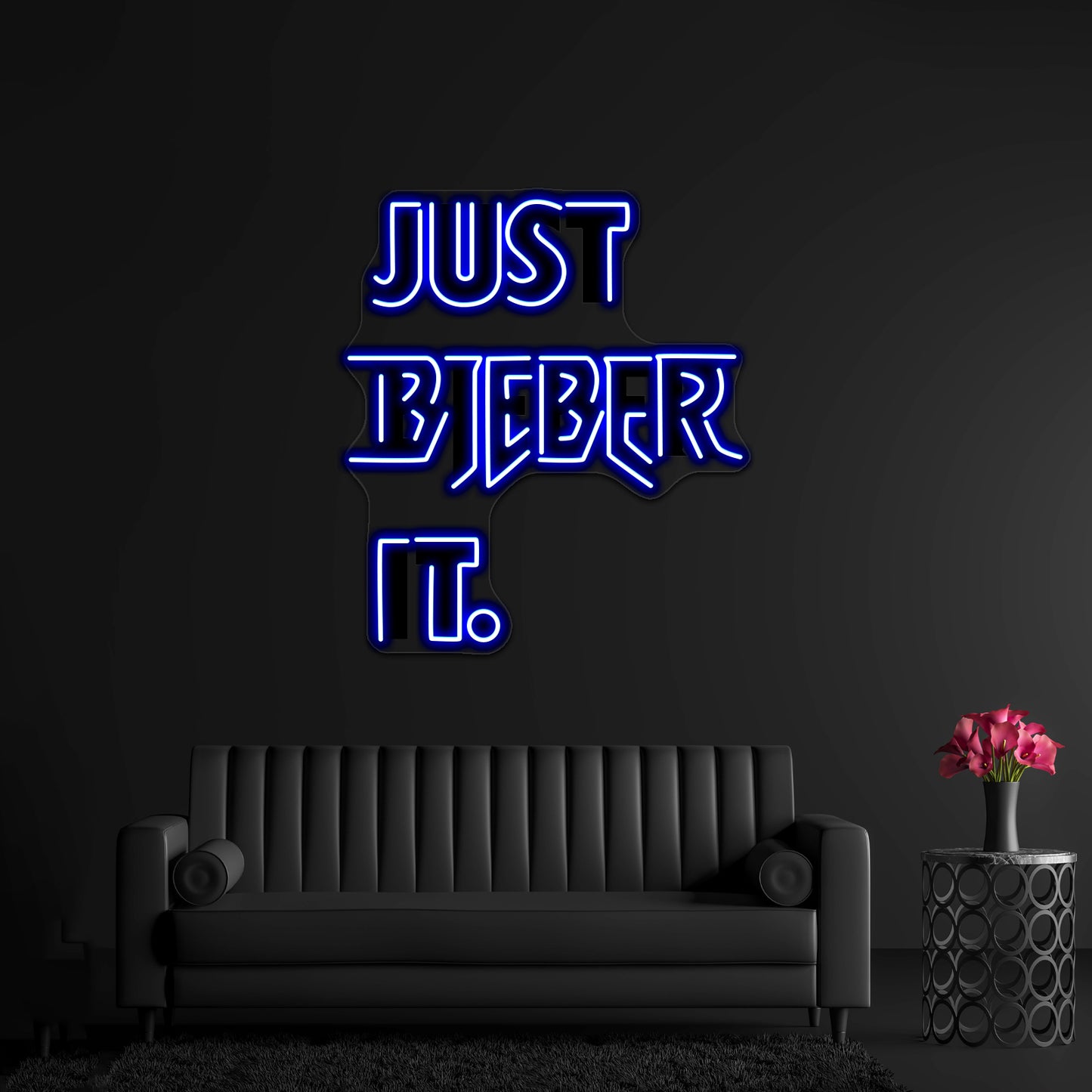 Just Bieber It Artwork Neon Signs For Sale