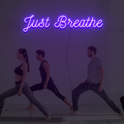 Just Breathe Led Neon Sign | Shineneon