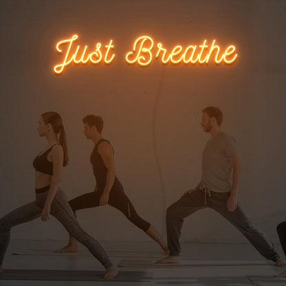 Just Breathe Led Neon Sign | Shineneon