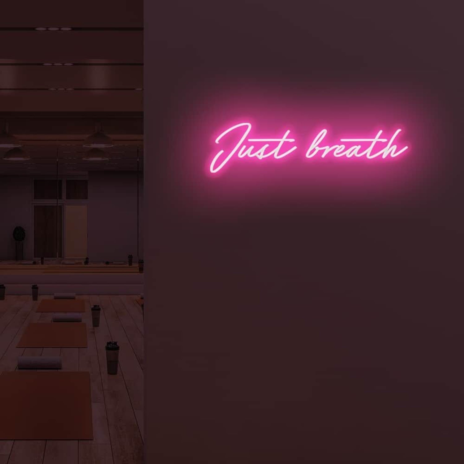 Just Breathe Led Sign | Shineneon