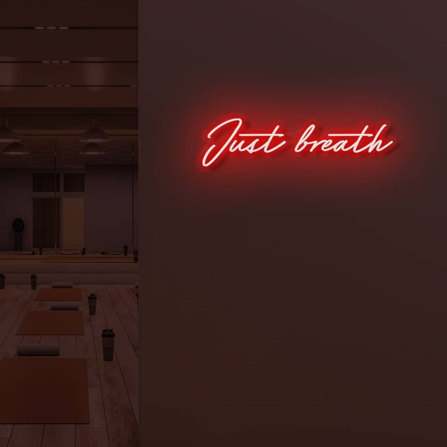 Just Breathe Led Sign | Shineneon