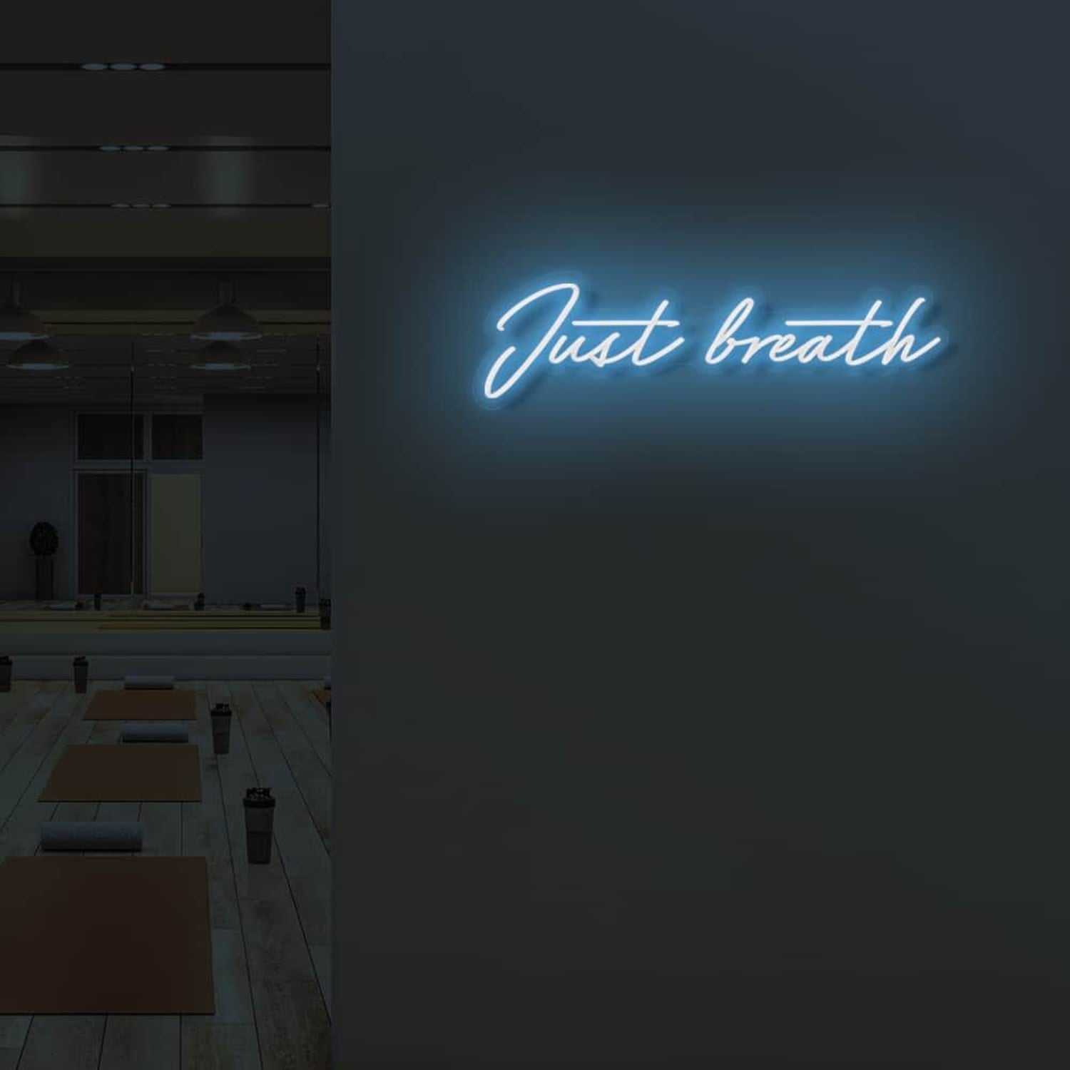 Just Breathe Led Sign | Shineneon
