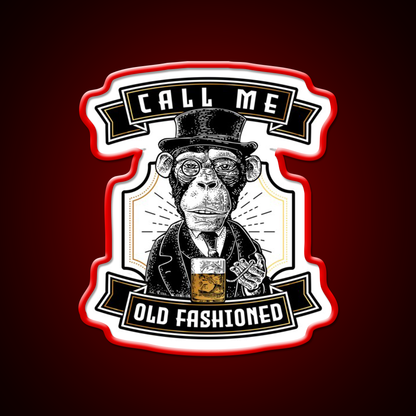Just Call Me Old Fashioned Whiskey Cocktail Bar Decor Led Neon Sign Rgb Color - LED neon sign view 10