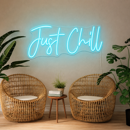 Just Chill Wall Decor LED Neon Sign main product image