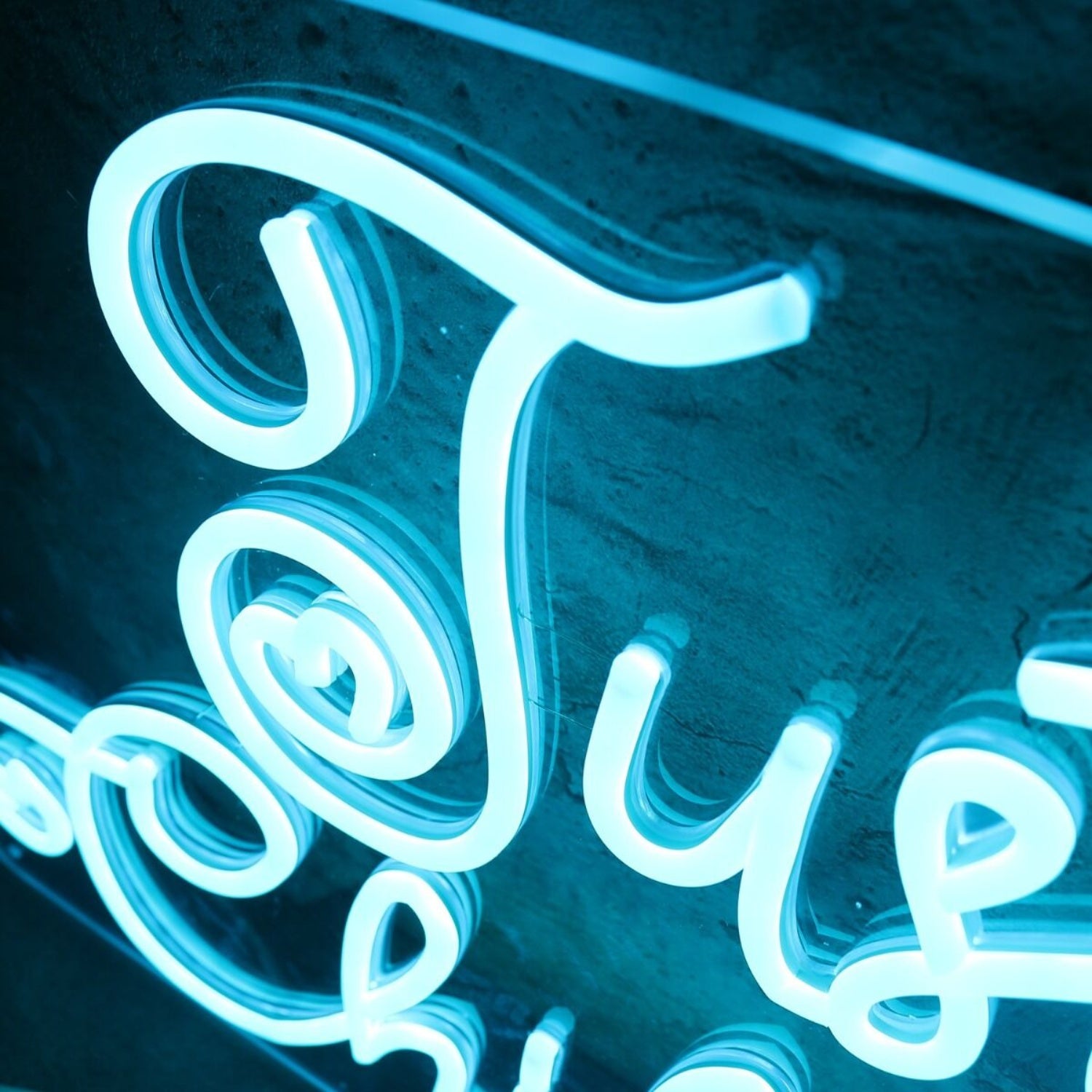 Just Chilling Blue Custom Led Neon Sign | Shineneon
