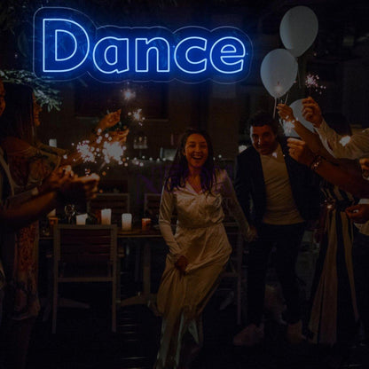 Just Dance Pink White Led Neon Sign Vibrant Party Dance Bar Decor | Shineneon