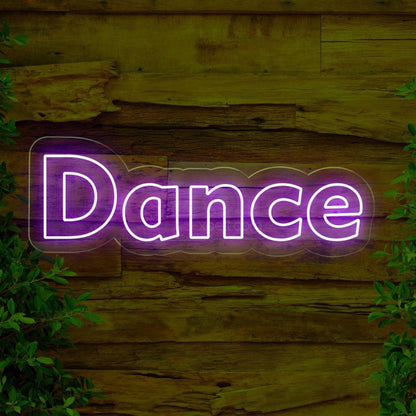Just Dance Pink White Led Neon Sign Vibrant Party Dance Bar Decor | Shineneon