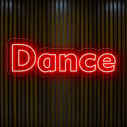 Just Dance Pink White Led Neon Sign Vibrant Party Dance Bar Decor | Shineneon