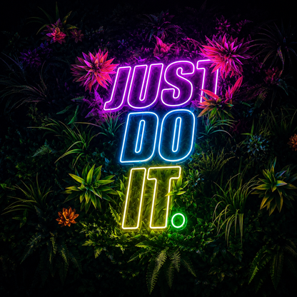 Just Do It LED Neon Sign Home Wall Art - 01 Original Product Image