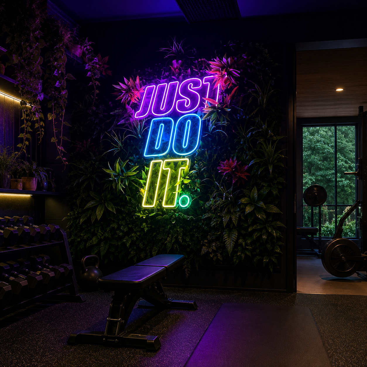 Just Do It LED Neon Sign Home Wall Art - 02 High-Converting Product Image