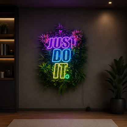 Just Do It LED Neon Sign Home Wall Art - 04 Size Image