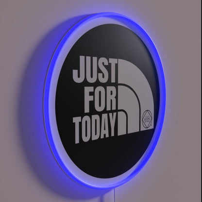 Just For Today Narcotics Na Gift Rgb Led Neon Sign