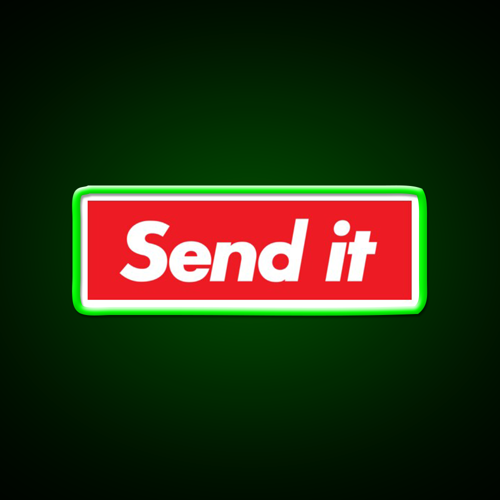 Just Gonna Send It Beer Bar Decor Led Neon Sign Rgb Color - LED neon sign view 8