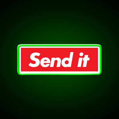 Just Gonna Send It Beer Bar Decor Led Neon Sign Rgb Color - LED neon sign view 8