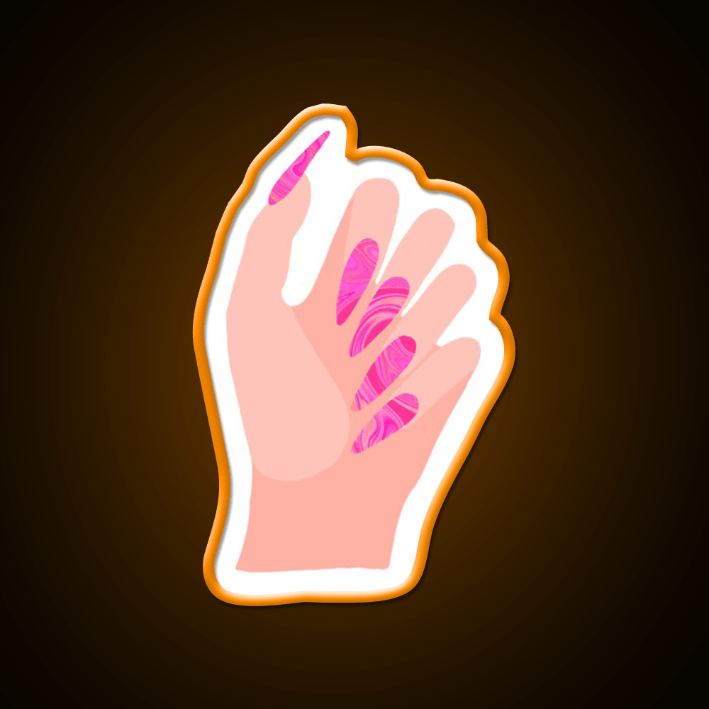 Just Got My Nails Did Nail Salon Led Neon Sign Rgb Color - Shineneon
