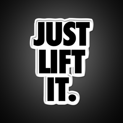 Just Lift It Black Gym Fitness Led Neon Sign Rgb Color