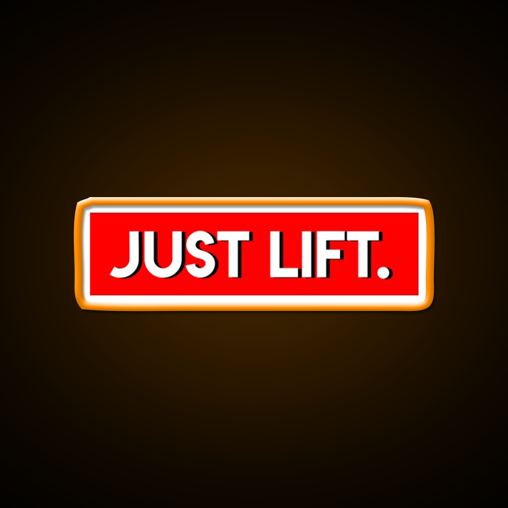 Just Lift Powerlifting Gym Fitness Led Neon Sign Rgb Color