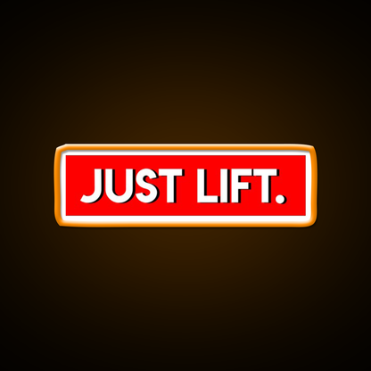Just Lift Powerlifting Gym Fitness Led Neon Sign Rgb Color
